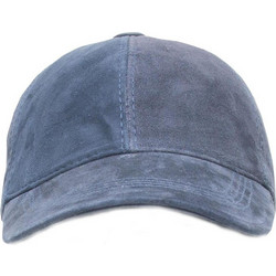 Leather 100 Ανδρικό Καπέλο Jockey Υφασμάτινο Μπλε HAT-4