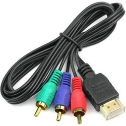 New HDMI To 3RCA RGB Video Component Connection Cable Cord Line