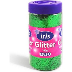 Iris Χρυσόσκονη Αλατιέρα Πράσινο 100gr