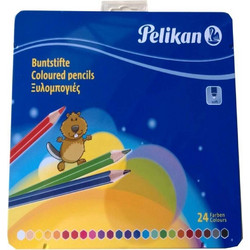 Pelikan Buntstifte Κασετίνα Ξυλομπογιές Σετ 24τμχ