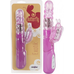 Seven Creations Exotic Butterfly Δονητής Rabbit Μωβ