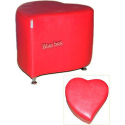 ΣΚΑΜΠΟ ΚΑΡΔΙΑ POUF LIST HEART RED
