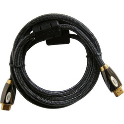 HQ Καλώδιο HDMI 1.4 Braided HDI Male to HDI Male 3m Black