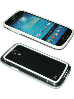 VOLTE-TEL ΘΗΚΗ SAMSUNG S4 MINI I9195 BUMPER WITH BUTTON WHITE VOLTE-TEL