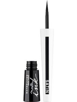 Maybelline Master Ink Satin 01 Luminous Black Πινέλο Eyeliner