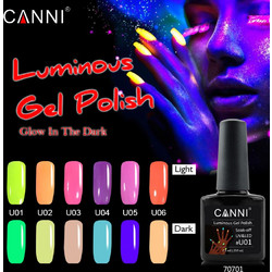 Canni 250 Luminus Orange Ημιμόνιμο Βερνίκι Νυχιών 7.3ml