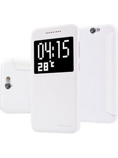 Θήκη Nillkin Sparkle S-View για HTC ONE A9 Flip Cover White