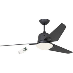 CasaFan Eco Aviatos 132 BG-BG Ανεμιστήρας Οροφής 132cm 24W με Φως & Τηλεχειριστήριο Μαύρος