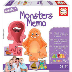Educa Monsters Memo Επιτραπέζιο Παιχνίδι για Παιδιά 2+ Ετών για 1-2 Παίκτες