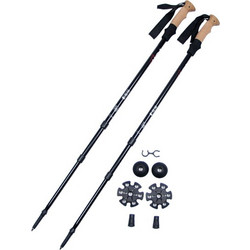 Fox Outdoor Trekking Poles Set Cork Handle