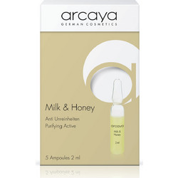 Arcaya Milk & Honey Αντιγηραντικό Serum Προσώπου για Ακμή με Μέλι 5x2ml