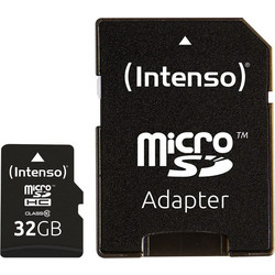 Intenso microSDHC 32GB Class 10 + Adapter