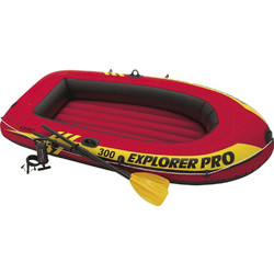 Intex Explorer Pro 300 Φουσκωτή Βάρκα 3 Ατόμων με Κουπιά & Τρόμπα 58358