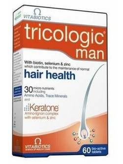 Vitabiotics Wellman Tricologic Συμπλήρωμα Διατροφής κατά της Τριχόπτωσης 60 Ταμπλέτες