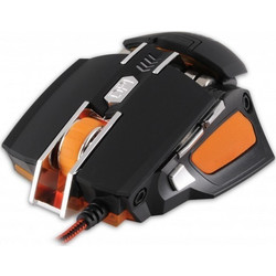 Rebeltec Transformer Ενσύρματο Gaming Ποντίκι 2400 DPI Black Orange