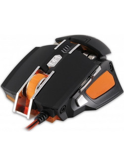 Rebeltec Transformer Ενσύρματο Gaming Ποντίκι 2400 DPI Black Orange