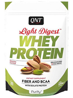 QNT Light Digest Whey Pistachio Πρωτεΐνη Ορού Γάλακτος Γράμμωσης Χωρίς Γλουτένη 500gr