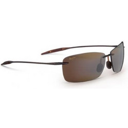 Maui Jim H423-26 Ανδρικά Γυαλιά Ηλίου Ορθογώνια Μεταλλικά Καφέ με Καφέ Polarized Φακό
