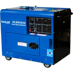Hailin Hl8000SE Αθόρυβη Γεννήτρια Πετρελαίου Μονοφασική με Μίζα 6KVA