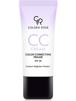 Golden Rose CC Cream Color Correcting Violet SPF30 Primer Προσώπου Cream 30ml