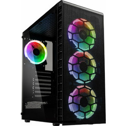 Kolink Observatory Lite Mesh RGB Black Gaming Midi Tower Κουτί Υπολογιστή RGB με Πλαϊνό Παράθυρο