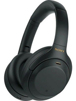 Sony WH-1000XM4 Wireless Ασύρματα Bluetooth Ακουστικά Over Ear με Noise Canceling Μαύρα