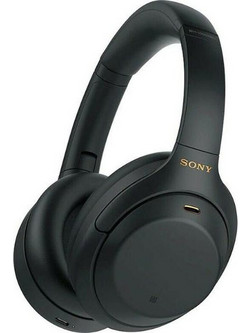 Sony WH-1000XM4 Wireless Ενσύρματα & Ασύρματα Bluetooth Ακουστικά Over Ear με Noise Canceling Μαύρα
