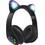 Cat M2 Ενσύρματα & Ασύρματα Bluetooth Ακουστικά Over Ear Μαύρα