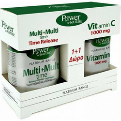 Power Health Platinum Range Multi+Multi Time 30s + Vitamin C 1000mg 20 Ταμπλέτες