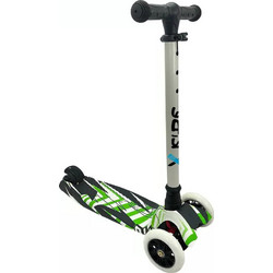 Bebe Stars X-Ride Παιδικό Πατίνι Τρίτροχο με Φωτάκια Lime