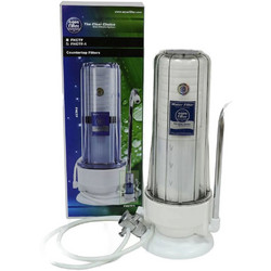 Aqua Filter FHCTF2 Μονό Φίλτρο Νερού Άνω Πάγκου με Βρυσάκι Λευκό