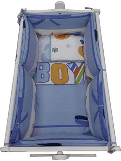 Beboulino It΄s A Boy Σετ Λίκνου Blue 6τμχ