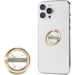 Guess GURSHCHMAG Ring Κινητού Άσπρη, Χρυσό