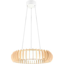 RL Monte Lighting Κρεμαστό Φωτιστικό Οροφής Μονόφωτο LED με Ρυθμιζόμενο Λευκό Φως Λευκό R32171930