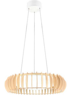 RL Monte Lighting Κρεμαστό Φωτιστικό Οροφής Μονόφωτο LED με Ρυθμιζόμενο Λευκό Φως Λευκό R32171930