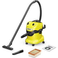 Karcher WD 4 V-20/5/22 Σκούπα Υγρών / Στερεών 1000W με Κάδο 20lt 1.628-209.0
