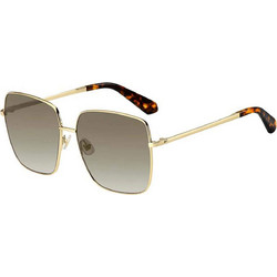 Kate Spade FENTON-GS086 Γυναικεία Γυαλιά Ηλίου Τετράγωνα Μεταλλικά Χρυσά με Καφέ Polarized Φακό
