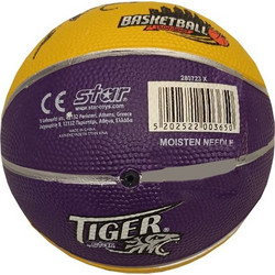 Star Rubber Purple Yellow Size