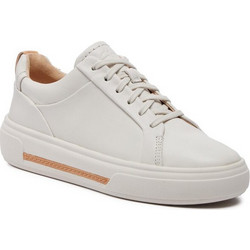 Clarks Γυναικεία Sneakers Εκρού 26176308