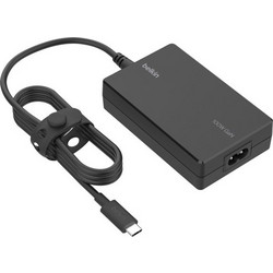Belkin INC016GLBK USB-C Φορτιστής Laptop 100W για Apple με Ενσωματωμένο Καλώδιο Τροφοδοσίας