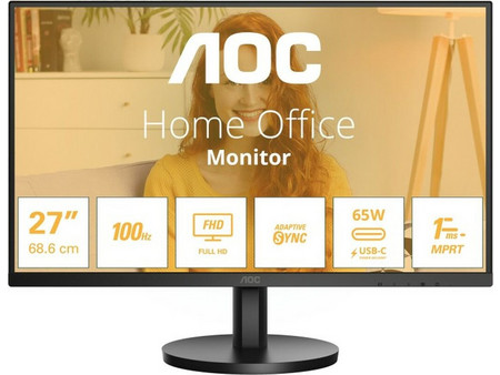 AOC 27B3CA2 IPS HDR Monitor 27" 1920x1080 FHD 100Hz 4ms