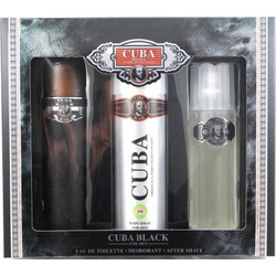Cuba Original Black Men Eau de Toilette 100ml + Body Spray 200ml + After Shave 100ml