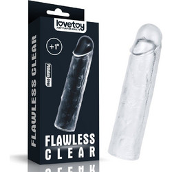 Lovetoy Flawless Κάλυμμα Επιμήκυνσης Πέους 15.5cm Clear