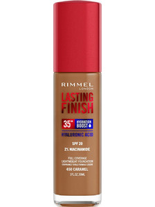 Rimmel Lasting Finish 25h Nude 450 Caramel Liquid Foundation 30ml