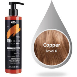 Lisap Copper Χρωμομάσκα Μαλλιών Xωρίς Αμμωνία 250ml