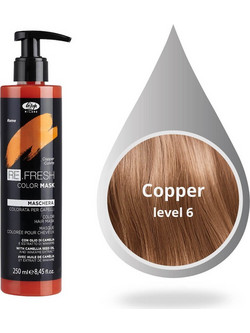 Lisap Copper Χρωμομάσκα Μαλλιών Xωρίς Αμμωνία 250ml