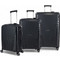 Rain RB8018 Σετ Βαλίτσες 3τμχ Μαύρες Rain RB8018 Σετ Βαλίτσες 3τμχ Μαύρες
