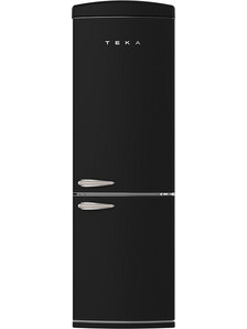 Teka RBF 78617 RTR Retro Ψυγειοκαταψύκτης 331lt No Frost Υ190.1xΠ60.5xΒ68.1cm Μαύρος
