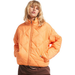 Roxy Wind Sept Γυναικείο Μπουφάν Χειμωνιάτικο Puffer Μακρύ Πορτοκαλί ERJJK03557-NJF0