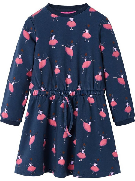 vidaXL Παιδικό Φόρεμα Navy Μπλε 15047